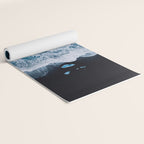 Minimalist Waves On A Beach In Iceland Yoga Mat Gallery Image 2