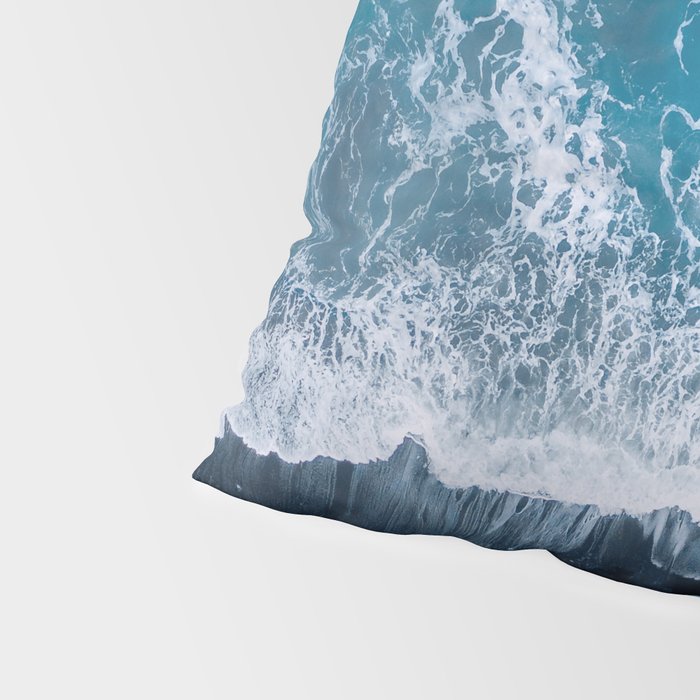 Minimalist Waves On A Beach In Iceland Pillow Sham Gallery Image 4