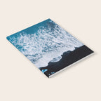 Minimalist Waves On A Beach In Iceland Notebook Gallery Image 2