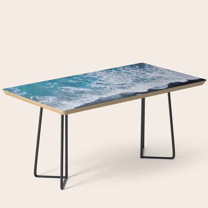 Minimalist Waves On A Beach In Iceland Coffee Table Gallery Image 1