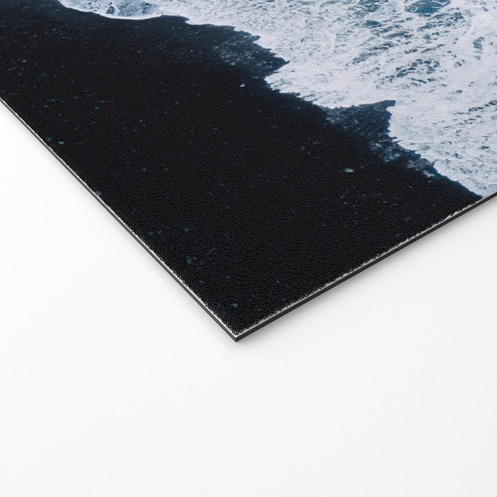 Minimalist Waves On A Beach In Iceland Welcome Mat Gallery Image 2