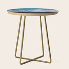 Minimalist Waves On A Beach In Iceland Side Table Gallery Image 1