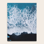 Minimalist Waves On A Beach In Iceland Notebook Gallery Image 4