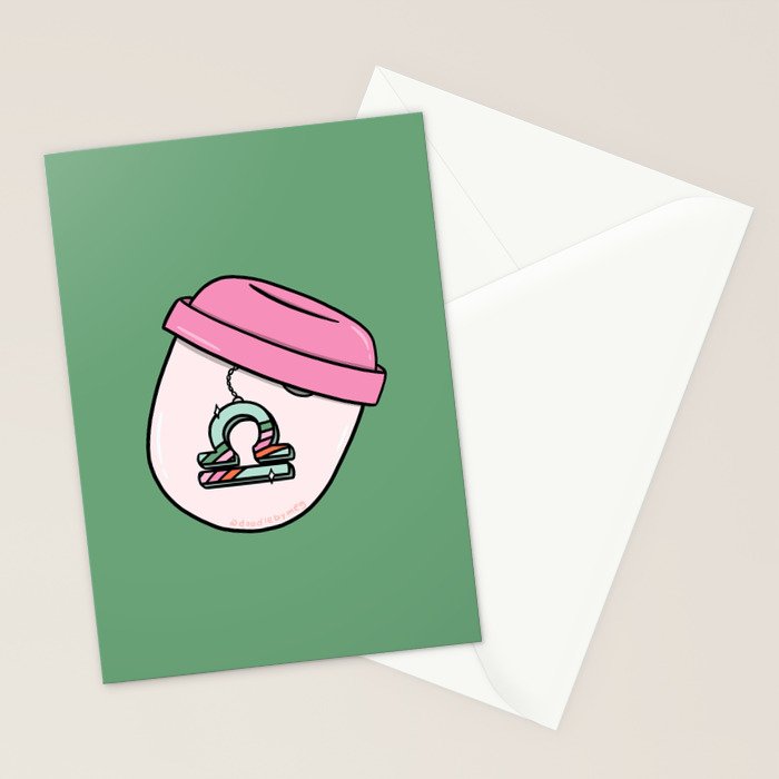 Libra Keychain Stationery Card Gallery Image 2