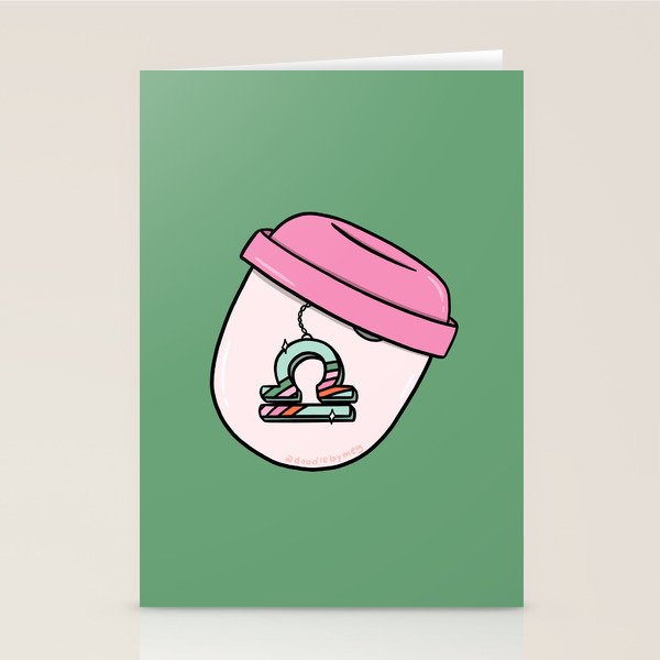 Libra Keychain Stationery Card Gallery Image 2
