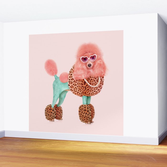 FUNKY POODLE Wall Mural Gallery Image 2