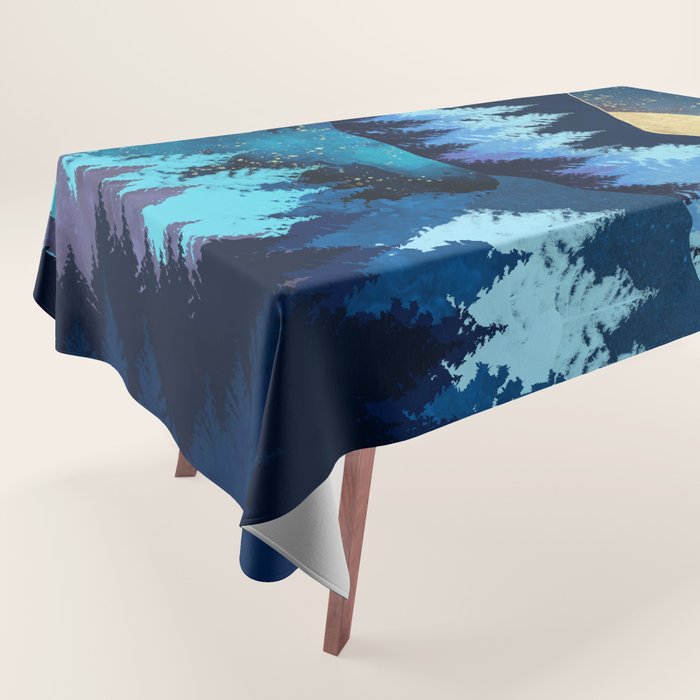 Moon Forest Tablecloth Gallery Image 1