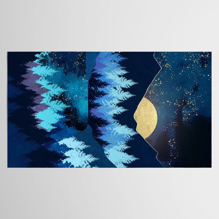 Moon Forest Tablecloth Gallery Image 2