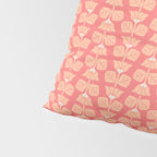 Retro Peach Blossoms Pattern Pillow Sham Gallery Image 4
