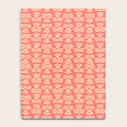 Retro Peach Blossoms Pattern Notebook Gallery Image 4