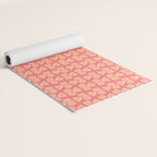 Retro Peach Blossoms Pattern Yoga Mat Gallery Image 2