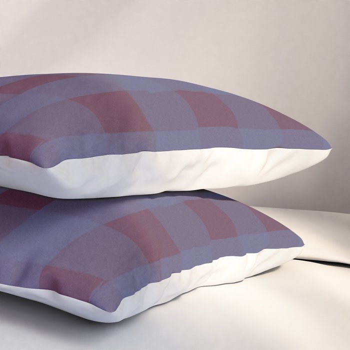 Purple criss-cross Pillow Sham Gallery Image 3