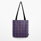 Purple criss-cross Tote Bag Gallery Image 2