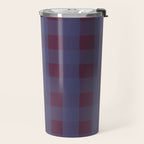Purple criss-cross Travel Mug Gallery Image 2