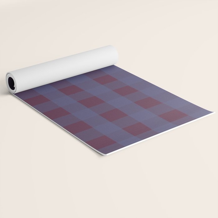 Purple criss-cross Yoga Mat Gallery Image 2