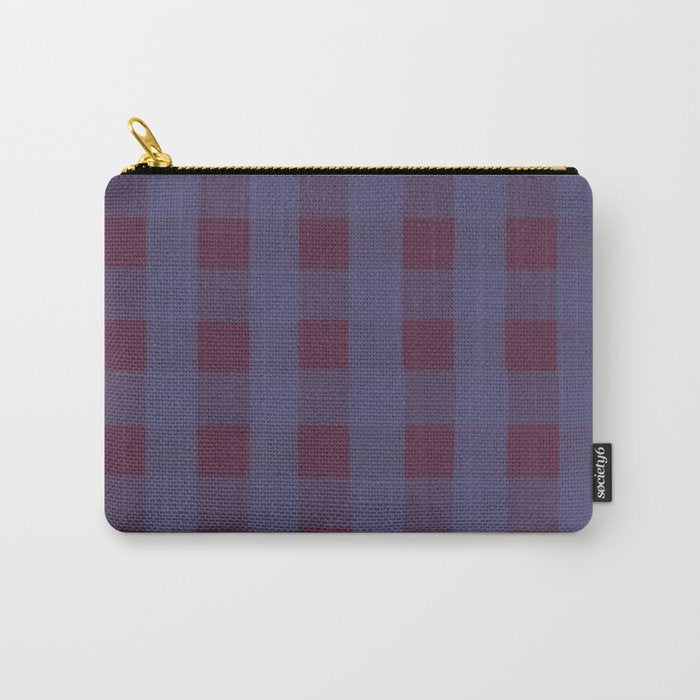 Purple criss-cross Carry All Pouch Gallery Image 1