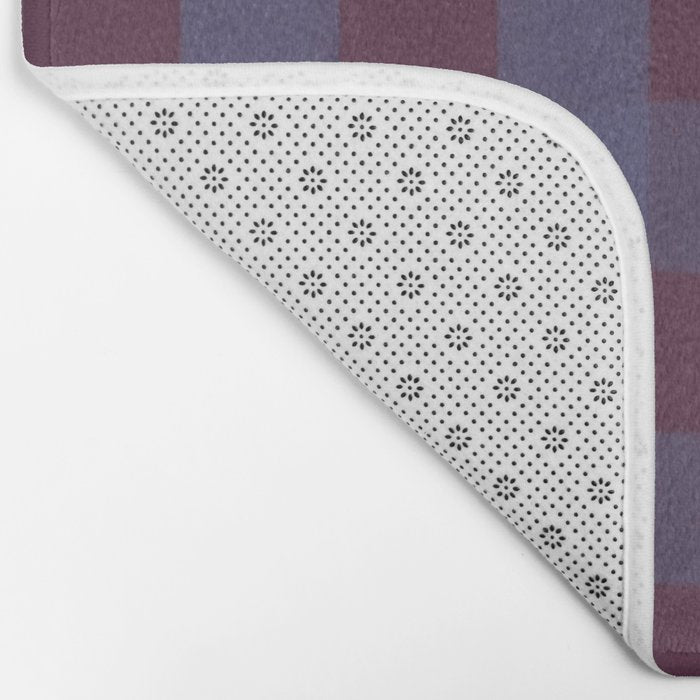 Purple criss-cross Bath Mat Gallery Image 2