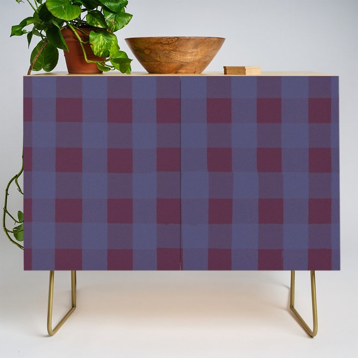 Purple criss-cross Credenza Gallery Image 1