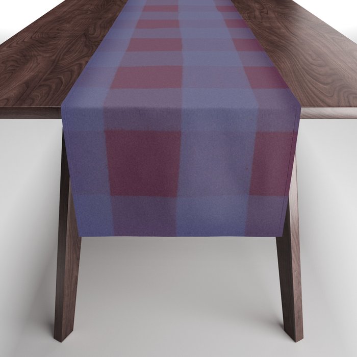 Purple criss-cross Table Runner Gallery Image 1