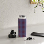 Purple criss-cross Water Bottle Gallery Image 4
