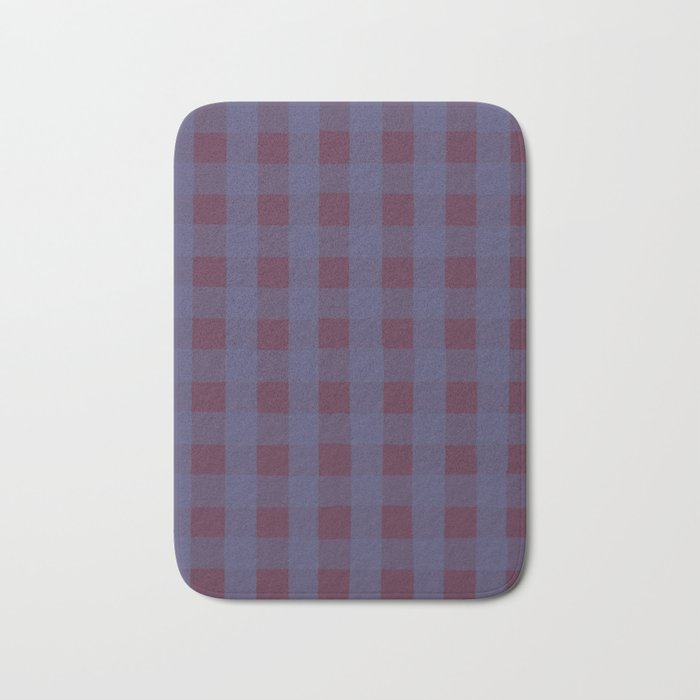 Purple criss-cross Bath Mat Gallery Image 1