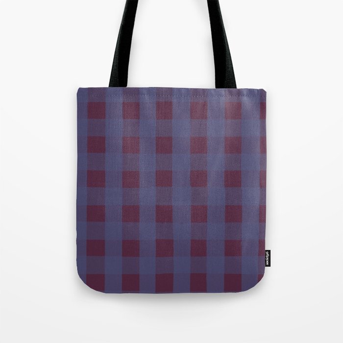 Purple criss-cross Tote Bag Gallery Image 1