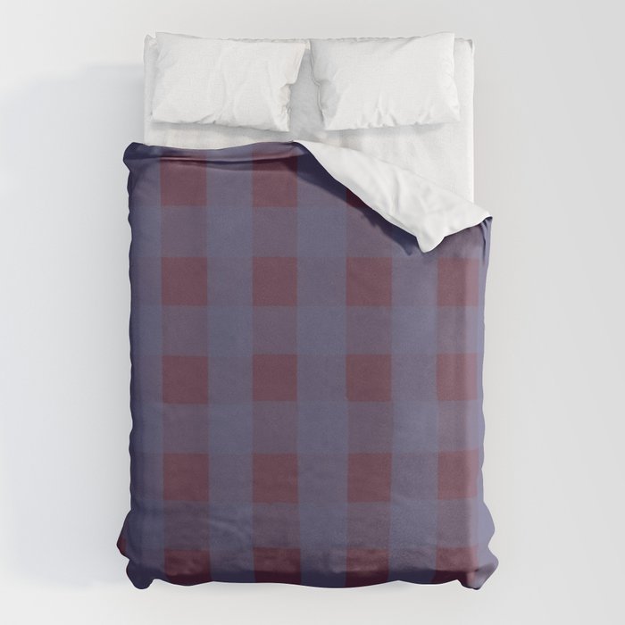 Purple criss-cross Duvet Cover Gallery Image 1