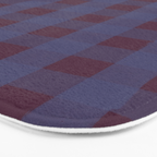 Purple criss-cross Bath Mat Gallery Image 3