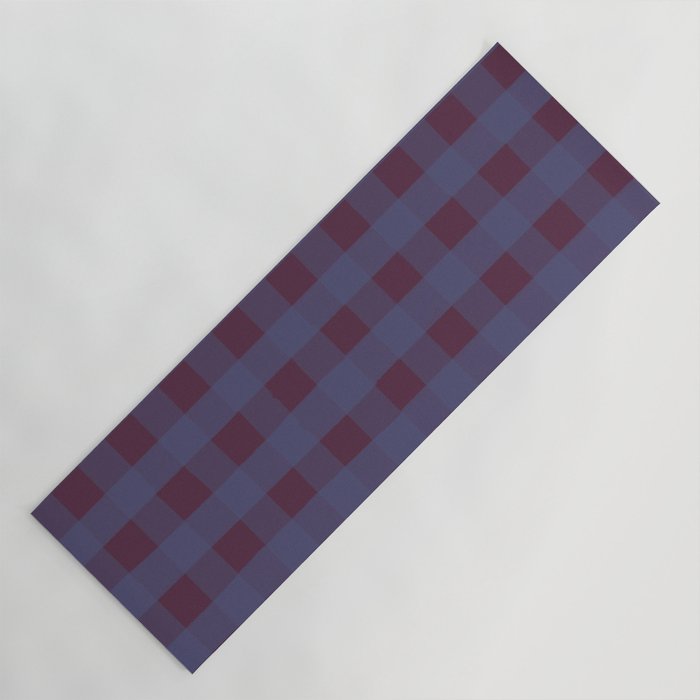 Purple criss-cross Yoga Mat Gallery Image 1