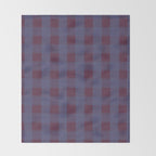 Purple criss-cross Throw Blanket Gallery Image 2