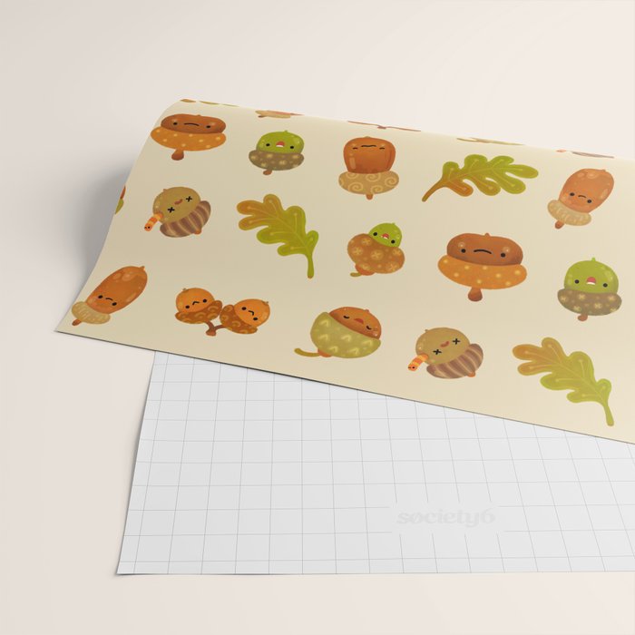 Acorns Wrapping Paper Gallery Image 2