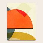mid century geometric modern painting abstract II Notebook Gallery Image 4