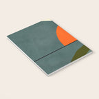 mid century geometric modern painting abstract II Notebook Gallery Image 3