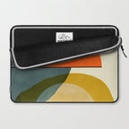 mid century geometric modern painting abstract II Laptop Sleeve Gallery Image 2