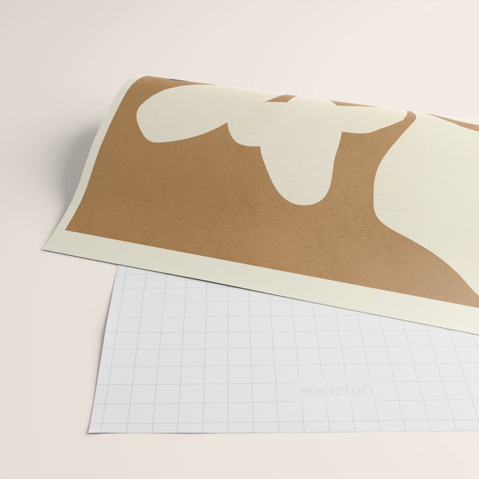 Abstract Modern Flowers 1 Wrapping Paper Gallery Image 2