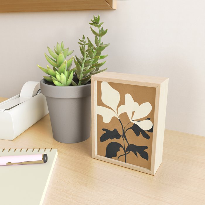 Abstract Modern Flowers 1 Mini Art Print Gallery Image 2