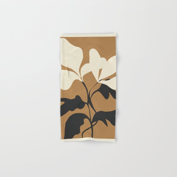 Abstract Modern Flowers 1 Bath Towel Gallery Image 1