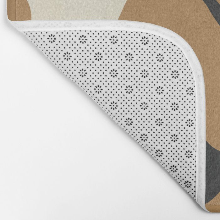 Abstract Modern Flowers 1 Bath Mat Gallery Image 2