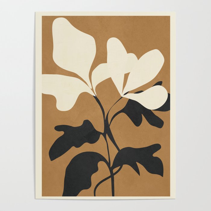 Abstract Modern Flowers 1 Poster Gallery Image 4