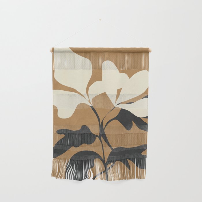 Abstract Modern Flowers 1 Wall Hanging Gallery Image 1