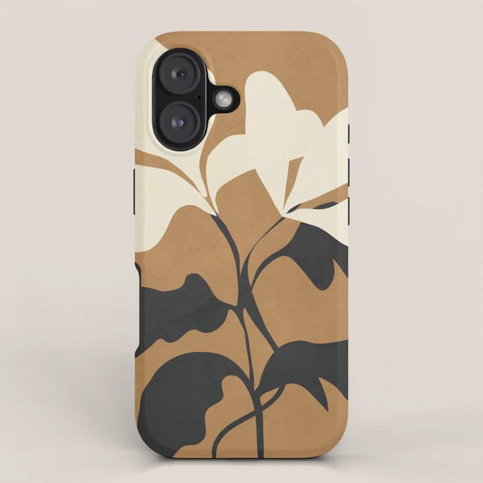 Abstract Modern Flowers 1 iPhone Case Gallery Image 1