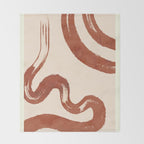 Abstract line art 129 Throw Blanket Gallery Image 2