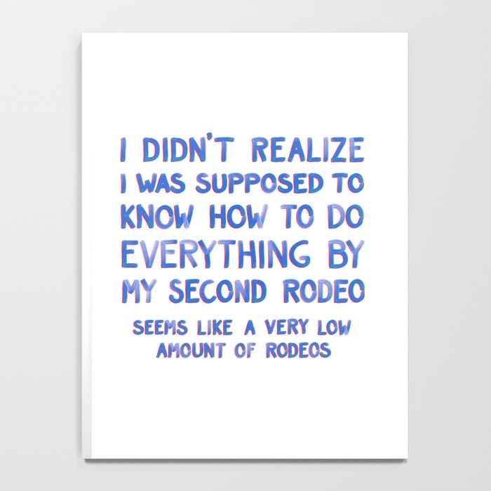 This Is My Second Rodeo Notebook Gallery Image 4