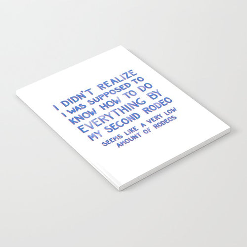 This Is My Second Rodeo Notebook Gallery Image 2