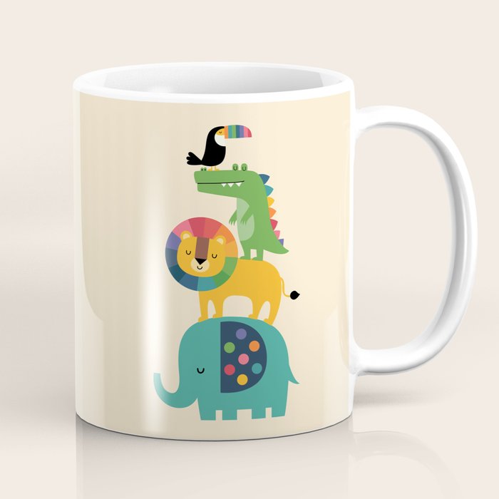 Rainbow Safari Coffee Mug Gallery Image 1