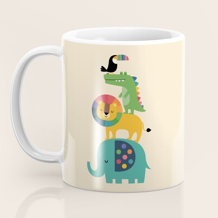 Rainbow Safari Coffee Mug Gallery Image 3