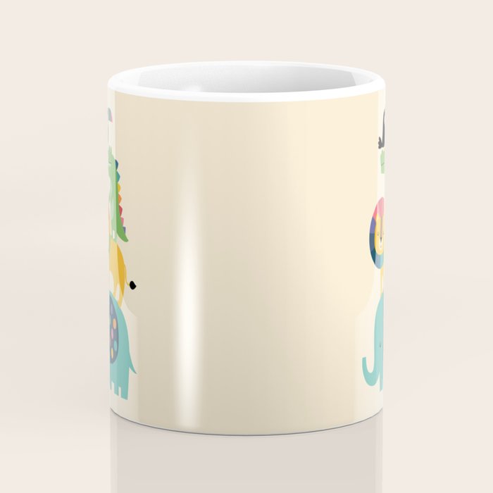 Rainbow Safari Coffee Mug Gallery Image 4