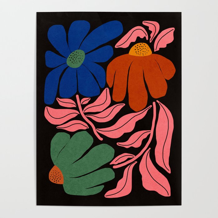 Whimsy Bloom - night Poster Gallery Image 1
