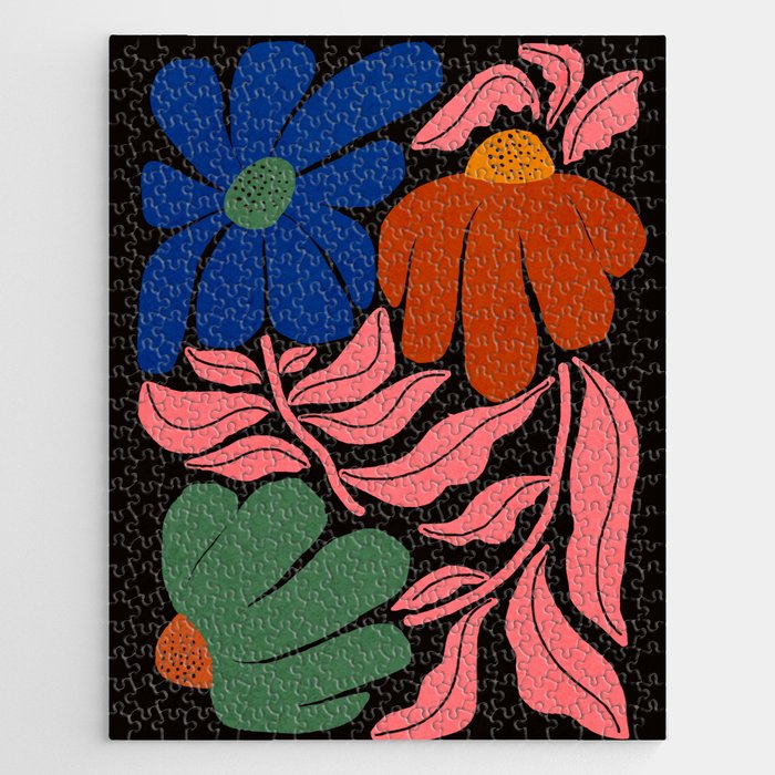 Whimsy Bloom - night Jigsaw Puzzle Gallery Image 1