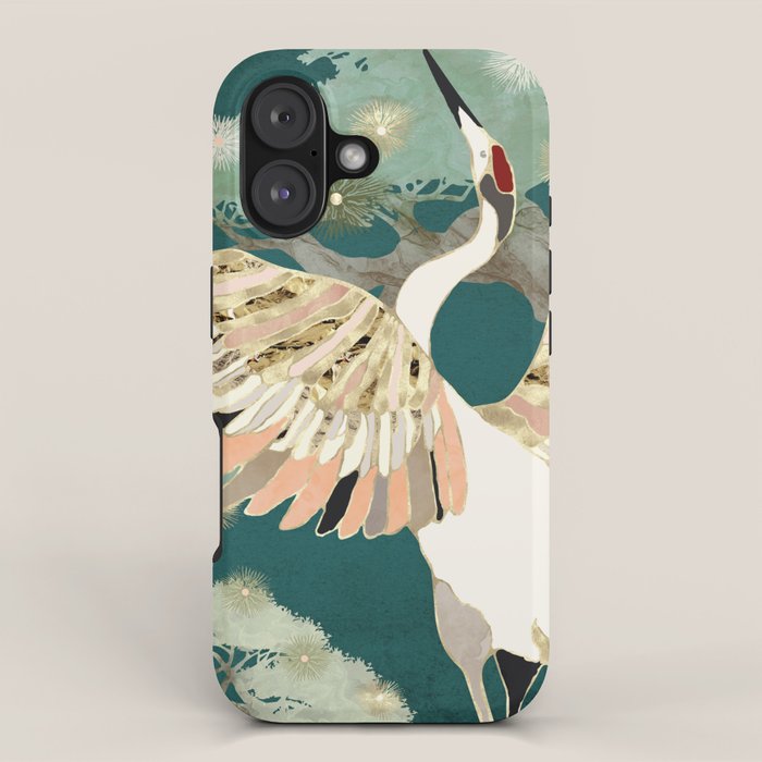 Golden Crane iPhone Case Gallery Image 1